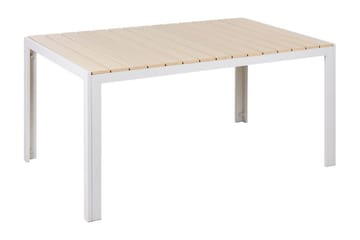 Grosseto Matbord Utomhus 150x90 cm - Beige/Vit - Utemöbler - Utebord & trädgårdsbord - Matbord utomhus