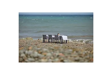 Hillerstorp Borgdala Utebord 220/340 x 107 x H75,5 cm - Grå - Utemöbler - Utebord & trädgårdsbord - Matbord utomhus