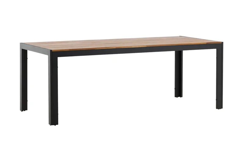 Bois Matbord Utomhus 200 cm Svart/Brun, Venture Home