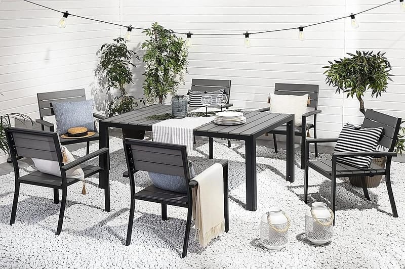 Como Trädgårdsbord 150 cm - Grå - Utemöbler - Utebord & trädgårdsbord - Matbord utomhus