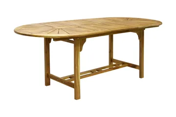 Finlay Matbord Utomhus Förlängningsbart 153-195x75 cm Ovalt - Akacia - Utemöbler - Utebord & trädgårdsbord - Matbord utomhus