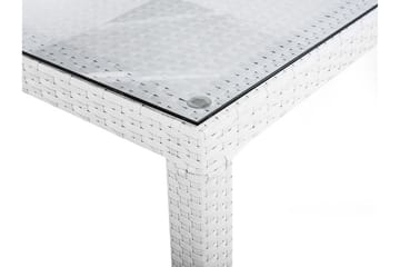 Italy Trädgårdsbord 220 cm - Vit - Utemöbler - Utebord & trädgårdsbord - Matbord utomhus