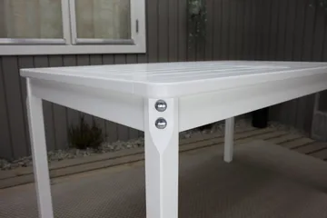 Olivo Fasta Matbord Utomhus 135 cm Vit - Utemöbler - Utebord & trädgårdsbord - Matbord utomhus