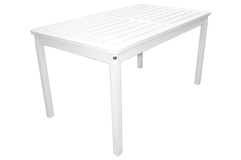 Olivo Fasta Matbord Utomhus 135 cm Vit - Utemöbler - Utebord & trädgårdsbord - Matbord utomhus