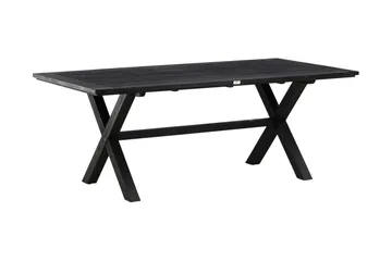Rives Matbord Utomhus 200 cm - Svart - Utemöbler - Utebord & trädgårdsbord - Matbord utomhus