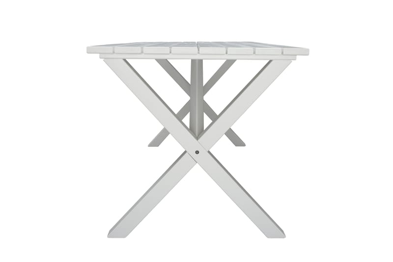 Scottsdale Matbord Utomhus 150x77 cm Vit - KWA - Utemöbler - Utebord & trädgårdsbord - Matbord utomhus