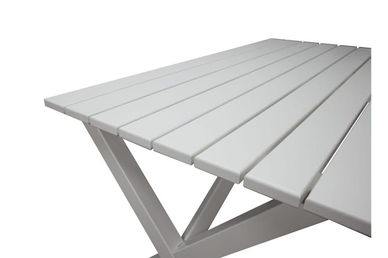Scottsdale Matbord Utomhus 150x77 cm Vit - KWA - Utemöbler - Utebord & trädgårdsbord - Matbord utomhus