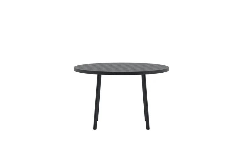 Runt matbord Giardini 120 cm Utomhus - Svart - Utemöbler - Utebord & trädgårdsbord - Matbord utomhus