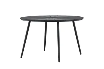 San Vito Matbord Utomhus 120 cm - Svart - Utemöbler - Utebord & trädgårdsbord - Matbord utomhus