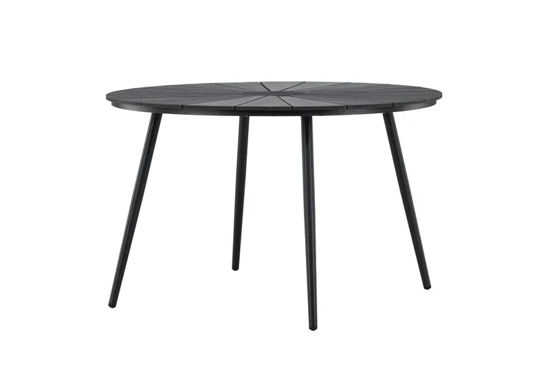San Vito Matbord Utomhus 120 cm - Svart - Utemöbler - Utebord & trädgårdsbord - Matbord utomhus