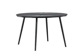 San Vito Matbord Utomhus 120 cm - Svart - Utemöbler - Utebord & trädgårdsbord - Matbord utomhus
