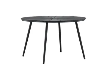 San Vito Matbord Utomhus 120 cm - Svart - Utemöbler - Utebord & trädgårdsbord - Matbord utomhus