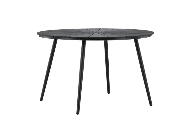 San Vito Matbord Utomhus 120 cm - Svart - Utemöbler - Utebord & trädgårdsbord - Matbord utomhus