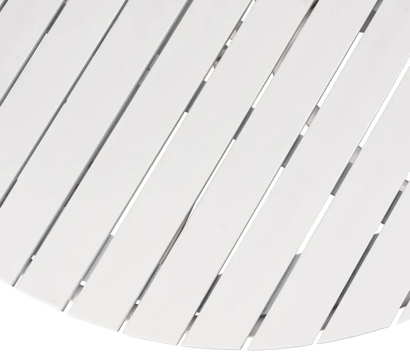 Utematbord Holmö Runt i Vit - 103 cm - Utemöbler - Utebord & trädgårdsbord - Matbord utomhus