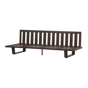 3-sits Soffa Bear Utomhus - Brun - Utemöbler - Utesoffa - Trädgårdssoffa
