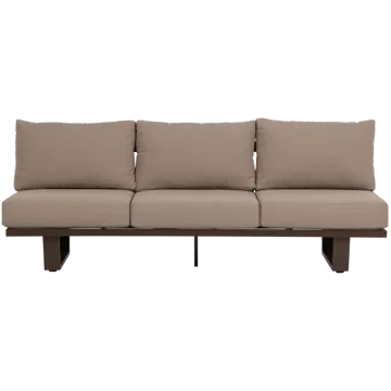 3-sits Soffa Bear Utomhus - Brun - Utemöbler - Utesoffa - Trädgårdssoffa