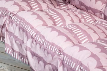 De Grande 3- pers. hammock, 84B - Grå/Rosa - Utemöbler - Utesoffa - Hammock
