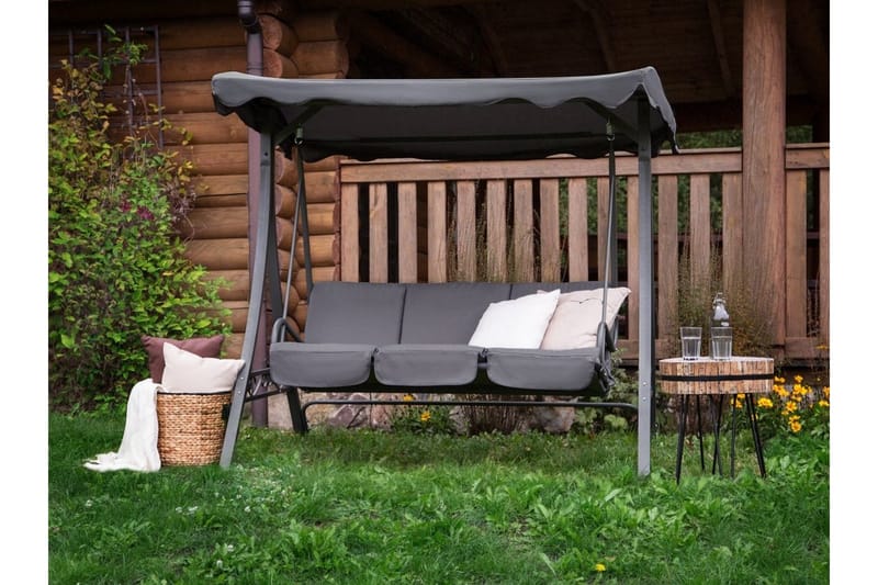 Garbo Hängsoffa 185 cm - Grå - Utemöbler - Utesoffa - Hammock