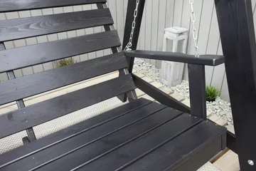Pelle Hammock utan Tak - Mörkbrun - Utemöbler - Utesoffa - Hammock