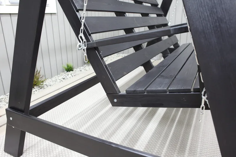 Pelle Hammock utan Tak - Mörkbrun - Utemöbler - Utesoffa - Hammock