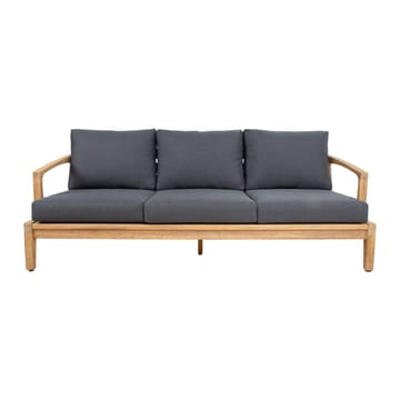 Soffa Maldive 3-sits - Brun - Utemöbler - Utesoffa - Trädgårdssoffa