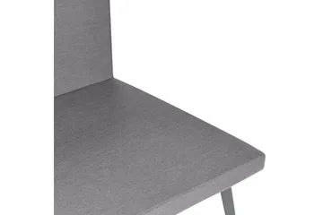 Stor soffa Loretello Grå - Grå - Utemöbler - Utesoffa - Trädgårdssoffa