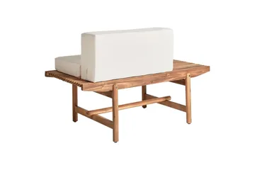Trädgårdsbänk Giaveno - 135x65x84 cm - Utemöbler - Utesoffa - Trädgårdsbänk & utebänk