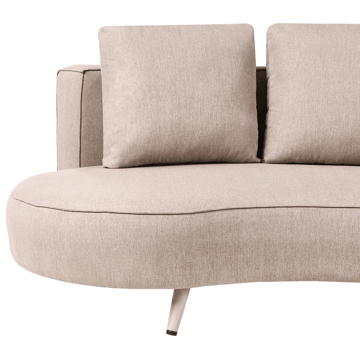 Utesoffa Parori Högervänd - Beige - Utem öbler - Utesoffa - Trädgårdssoffa