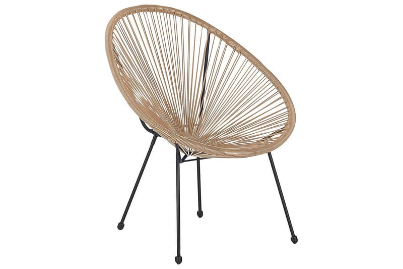 Cayaco Utefåtölj, Natural/Beige/Svart