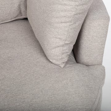 Fåtölj Fluffy Swivel 110x105x65/86 cm - Ljusgrå - Utemöbler - Utestol & trädgårdsstol - Utefåtölj & loungefåtölj