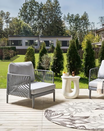 Fåtölj utomhus Saturnia - Grå - Utemöbler - Utestol & trädgårdsstol - Utefåtölj & loungefåtölj