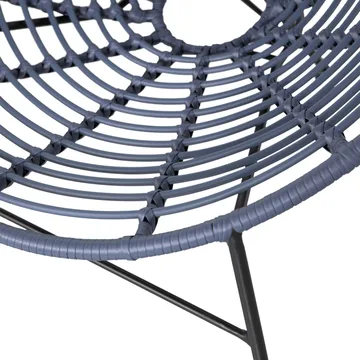 Loungestol Jane 72 cm Utomhus - Bläck - Utemöbler - Utestol & trädgårdsstol - Utefåtölj & loungefåtölj