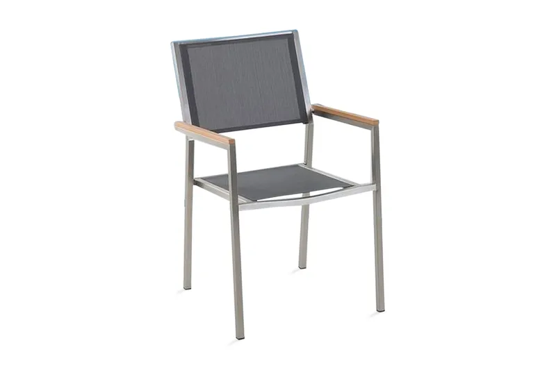 Grosseto Trädgårdsstol 6 St 58 cm, Grå