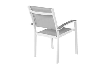 Pereta Trädgårdsstol 4 St 50 cm - Vit - Utemöbler - Utestol & trädgårdsstol - Matstol & karmstol utomhus