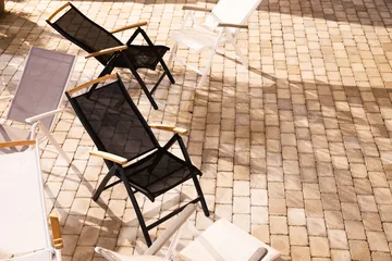 Las Vegas Positionsstol - Svart/natur - Utemöbler - Utestol & trädgårdsstol - Positionsstol