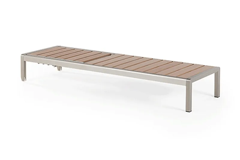 Nardo Solsäng 64|93 cm - Trä/natur - Utemöbler - Utestol & trädgårdsstol - Solsäng & Solvagnar