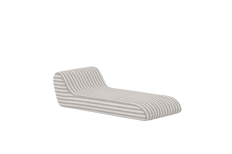 Solstol Redang Utomhus - Beige och vita ränder - Utemöbler - Loungemöbler - Solbädd