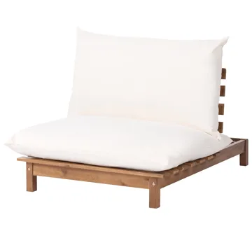 Solstol utomhus med Dyna Suno Akaciaträ - Brun/Beige - Utemöbler - Utestol & trädgårdsstol - Solstolar