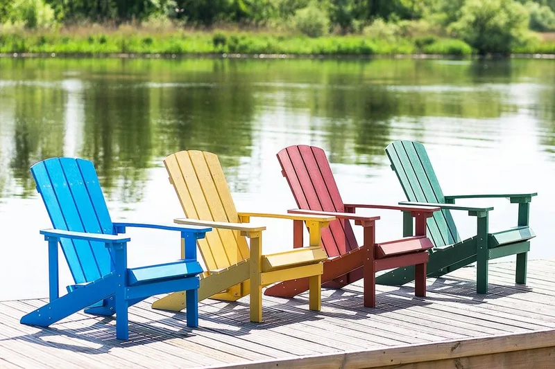 Adirondack Däckstol 88|75|88 cm - Blå - Utemöbler - Utestol & trädgårdsstol - Solstolar - Däckstol