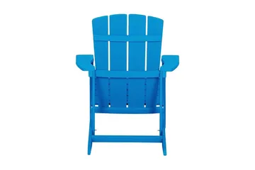 Adirondack Däckstol 88|75|88 cm - Blå - Utemöbler - Utestol & trädgårdsstol - Solstolar - Däckstol