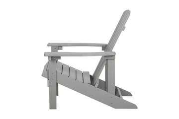 Adirondack Däckstol 88|75|88 cm - Grå - Utemöbler - Utestol & trädgårdsstol - Solstolar - Däckstol