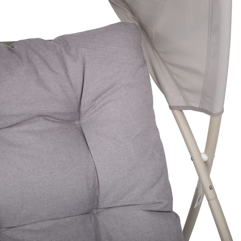 Vilostol Piper med canopy - Beige - Utemöbler - Utestol & trädgårdsstol - Solstolar - Strandstol