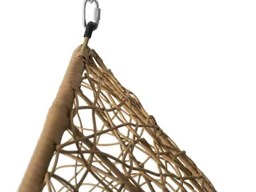 Solvero Hängstol utomhus - svart, beige - Utemöbler - Utestol & trädgårdsstol - Hängstol utomhus