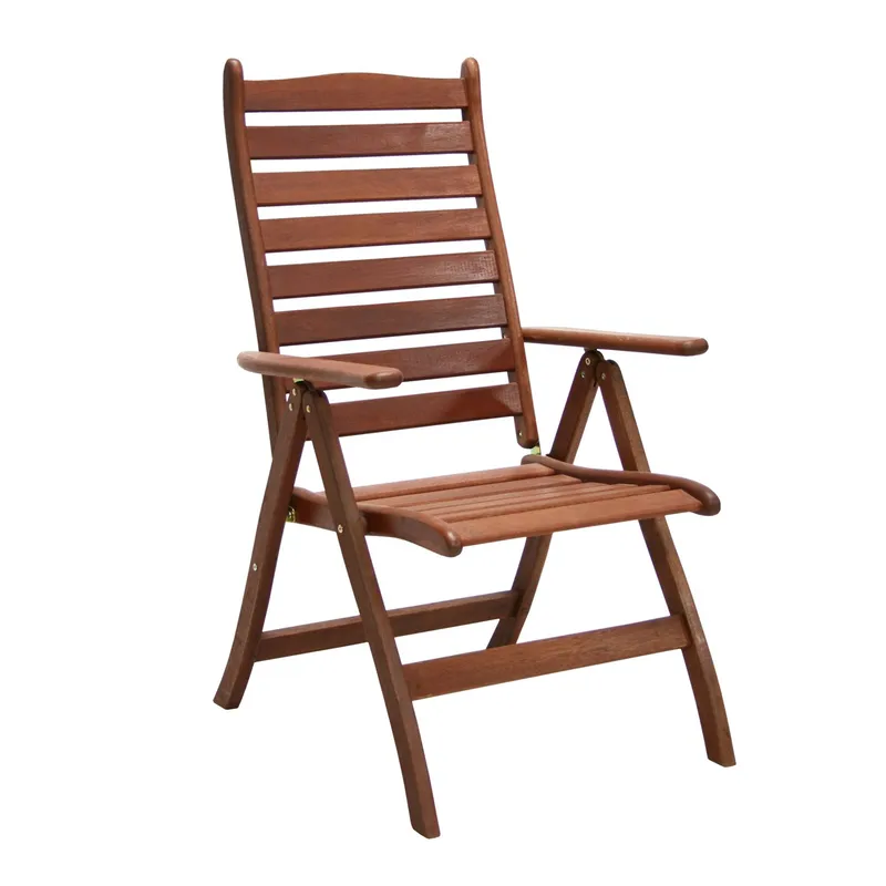 Stol Bordeaux meranti, Brun