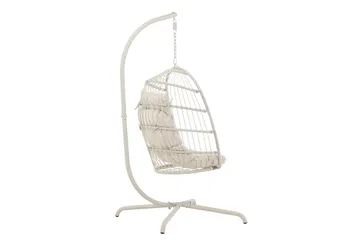 Trezza Hängstol Utomhus 75x70 cm - Beige - Utemöbler - Utestol & trädgårdsstol - Hängstol utomhus