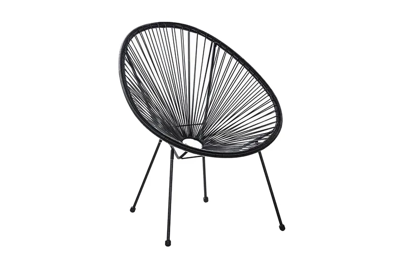 Cayaco Utestol, Konstrotting/Svart
