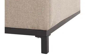 Hughen Utefåtölj 2-pack - Beige/Svart - Utemöbler - Utestol & trädgårdsstol - Utefåtölj & loungefåtölj