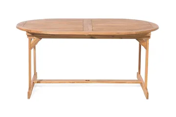 Maui Trädgårdsmöbelset Med Utebord+8 Utestolar - Trä/Natur - Utemöbler - Utegrupp - Matgrupp utomhus