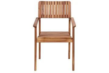 Matsalsset Agello Ljus trä/beige, 4-Sits, Ja - Ljus trä/beige, 4-Sits, Ja - Utemöbler - Utegrupp - Matgrupp utomhus