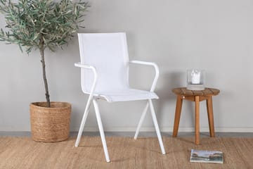 Parma Matgrupp Rund Ø90cm + 2 Alina Matstolar Svart - Svart - Utemöbler - Utegrupp - Matgrupp utomhus